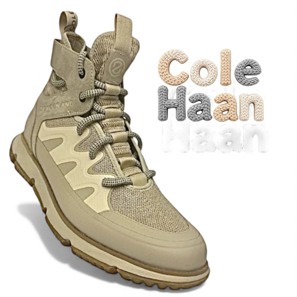 Cole Haan 4.Zerogrand City Trekker Boot Men’s Size 10 Medium Beige New